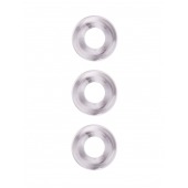 Набор из 3 гладких прозрачных эрекционных колец - Erowoman-Eroman - в Сызрани купить с доставкой