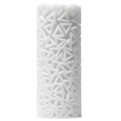 Белый 3D мастурбатор PILE - Tenga - в Сызрани купить с доставкой
