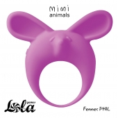 Фиолетовое эрекционное кольцо Fennec Phil - Lola Games - в Сызрани купить с доставкой