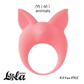 Оранжевое эрекционное кольцо Kitten Kyle - Lola Games - в Сызрани купить с доставкой
