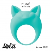 Зеленое эрекционное кольцо Lemur Remi - Lola Games - в Сызрани купить с доставкой