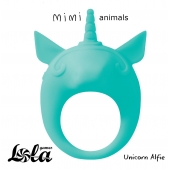 Зеленое эрекционное кольцо Unicorn Alfie - Lola Games - в Сызрани купить с доставкой