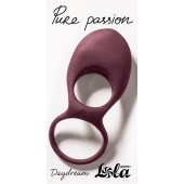 Бордовое эрекционное виброкольцо Daydream - Lola Games - в Сызрани купить с доставкой