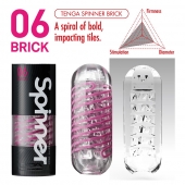 Мастурбатор SPINNER Brick - Tenga - в Сызрани купить с доставкой