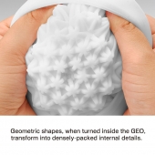 Белый мастурбатор Tenga Geo Coral - Tenga - в Сызрани купить с доставкой