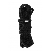 Черная веревка для шибари DELUXE BONDAGE ROPE - 5 м. - Dream Toys - купить с доставкой в Сызрани