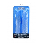 Комплект из 2 прозрачных насадок на пенис PENIS EXTENDER PACK - Dream Toys - в Сызрани купить с доставкой