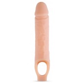 Телесный реалистичный фаллоудлинитель 10 Inch Silicone Cock Sheath Penis Extender - 25,4 см. - Blush Novelties - в Сызрани купить с доставкой