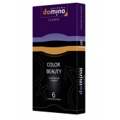 Разноцветные презервативы DOMINO Colour Beauty - 6 шт. - Domino - купить с доставкой в Сызрани