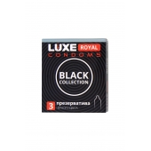 Черные презервативы LUXE Royal Black Collection - 3 шт. - Luxe - купить с доставкой в Сызрани