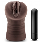 Коричневый мастурбатор-вагина Hot Chocolate Brianna - Blush Novelties - в Сызрани купить с доставкой