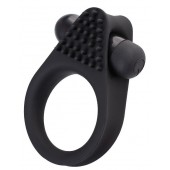 Черное эрекционное виброкольцо Brid с шипиками - A-toys - в Сызрани купить с доставкой