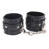 Черные наручники Surrender Wrist Restraints - Chisa - купить с доставкой в Сызрани