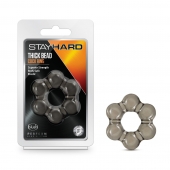 Дымчатое эрекционное кольцо Stay Hard Thick Bead Cock Ring - Blush Novelties - в Сызрани купить с доставкой