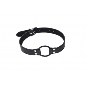 Черный кляп-кольцо Modesty - Lola Games - купить с доставкой в Сызрани