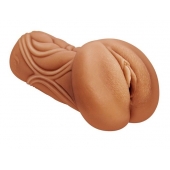 Кофейный мастурбатор-вагина Dumpling - Lola Games - в Сызрани купить с доставкой