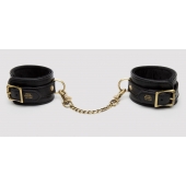 Черные оковы на ноги Bound to You Faux Leather Ankle Cuffs - Fifty Shades of Grey - купить с доставкой в Сызрани