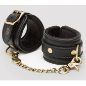 Черные наручники Bound to You Faux Leather Wrist Cuffs - Fifty Shades of Grey - купить с доставкой в Сызрани
