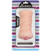 Телесный мастурбатор-вагина X-Basic Pocket Pussy без вибрации - Lovetoy - в Сызрани купить с доставкой