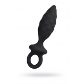 Черная анальная пробка Strob M - 13,5 см. - Erotist Adult Toys