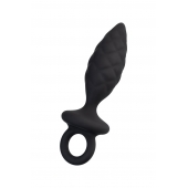 Черная анальная пробка Strob S - 11,7 см. - Erotist Adult Toys