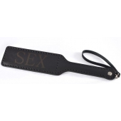 Черная гладкая шлепалка SEX - 35 см. - Sitabella - купить с доставкой в Сызрани