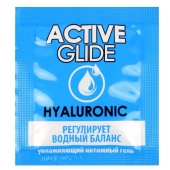 Лубрикант на водной основе Active Glide с гиалуроновой кислотой - 3 гр. - Биоритм - купить с доставкой в Сызрани