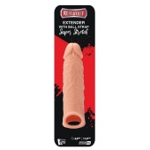 Телесная насадка EXTENDER WITH BALL STRAP 6.5 - 17 см. - Dream Toys - в Сызрани купить с доставкой
