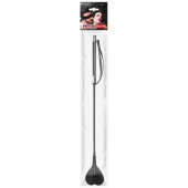 Черный стек с наконечником-сердечком - 54 см. - Notabu - купить с доставкой в Сызрани