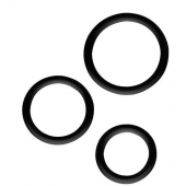 Набор из 3 эрекционных колец SILICONE COCKRINGS - Dream Toys - в Сызрани купить с доставкой