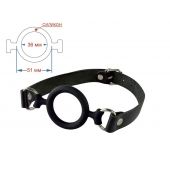 Черный кляп-рамка на регулируемых ремешках - Sitabella - купить с доставкой в Сызрани