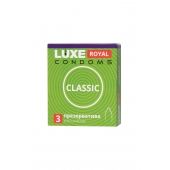 Гладкие презервативы LUXE Royal Classic - 3 шт. - Luxe - купить с доставкой в Сызрани