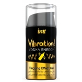 Жидкий интимный гель с эффектом вибрации Vibration! Vodka Energy - 15 мл. - INTT - купить с доставкой в Сызрани