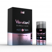 Жидкий интимный гель с эффектом вибрации Vibration! Bubble Gum - 15 мл. - INTT - купить с доставкой в Сызрани