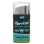 Жидкий интимный гель с эффектом вибрации Vibration! Gin   Tonic - 15 мл. - INTT - купить с доставкой в Сызрани