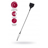 Черный гладкий стек с тонкой ручкой - 48 см. - ToyFa - купить с доставкой в Сызрани