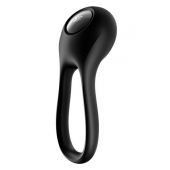 Черное эрекционное виброкольцо Majestic Duo - Satisfyer - в Сызрани купить с доставкой
