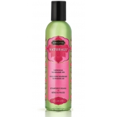 Массажное масло Naturals Strawberry Dreams с ароматом клубники - 236 мл. - Kama Sutra - купить с доставкой в Сызрани