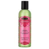 Массажное масло Naturals Strawberry Dreams с ароматом клубники - 59 мл. - Kama Sutra - купить с доставкой в Сызрани