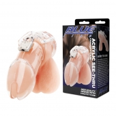 Прозрачная клетка целомудрия Acrylic See-thru Chastity Cage - BlueLine - купить с доставкой в Сызрани