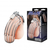 Металлическая клетка Prisoner Cock Сage с замком - BlueLine - купить с доставкой в Сызрани