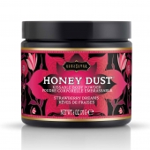 Пудра для тела Honey Dust Body Powder с ароматом клубники - 170 гр. - Kama Sutra - купить с доставкой в Сызрани