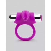 Лиловое виброкольцо с пультом ДУ Remote Control Cock Ring - Happy Rabbit - в Сызрани купить с доставкой