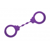 Фиолетовые силиконовые поножи Limitation - Lola Games - купить с доставкой в Сызрани