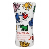 Мастурбатор-туба Keith Haring Soft Tube CUP - Tenga - в Сызрани купить с доставкой