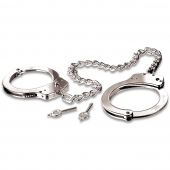 Металлические наручники Metal Leg Cuffs - Pipedream - купить с доставкой в Сызрани