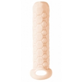 Телесный фаллоудлинитель Homme Long - 13,5 см. - Lola Games - в Сызрани купить с доставкой