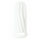 Белый фаллоудлинитель Homme Wide - 11 см. - Lola Games - в Сызрани купить с доставкой