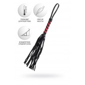 Черно-красный флоггер Anonymo - 45 см. - ToyFa - купить с доставкой в Сызрани