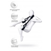 Черные кожаные стропы для фиксации Anonymo - ToyFa - купить с доставкой в Сызрани